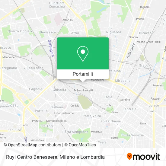 Mappa Ruyi Centro Benessere