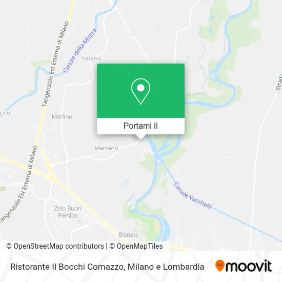 Mappa Ristorante Il Bocchi Comazzo