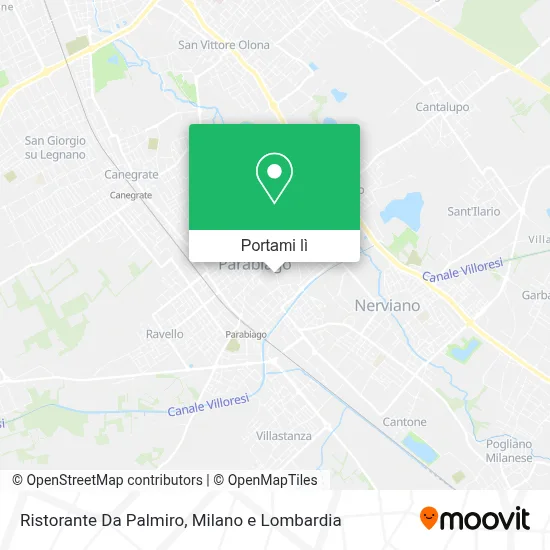 Mappa Ristorante Da Palmiro