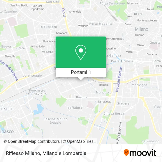 Mappa Riflesso Milano