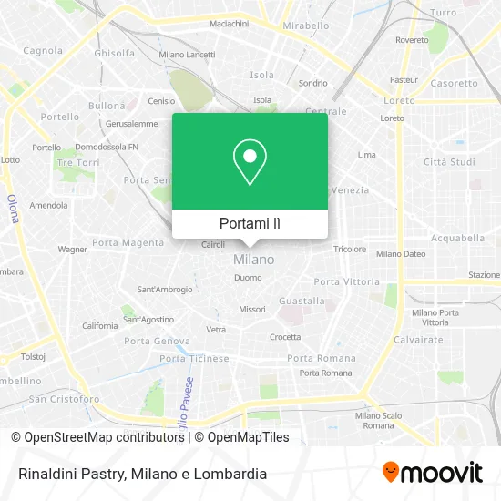 Mappa Rinaldini Pastry