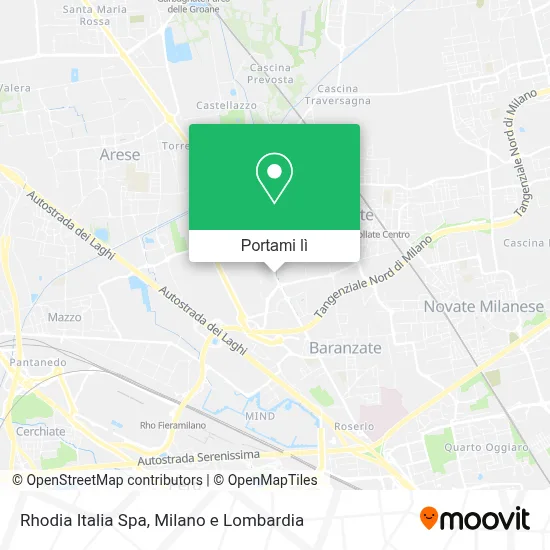 Mappa Rhodia Italia Spa