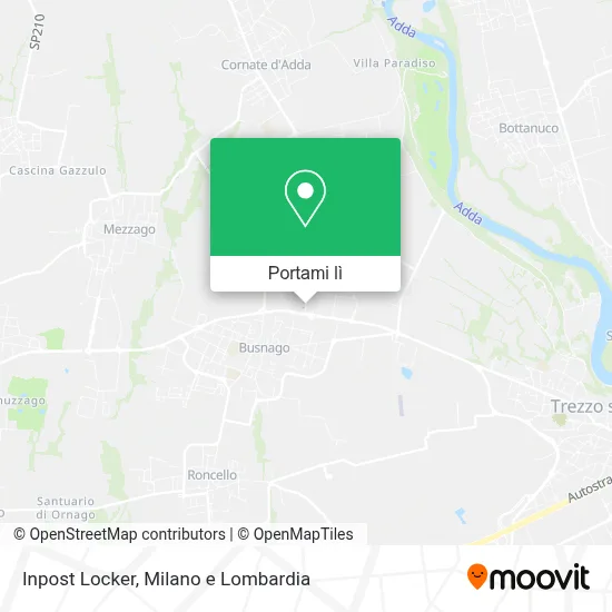 Mappa Inpost Locker