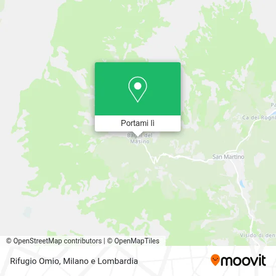 Mappa Rifugio Omio