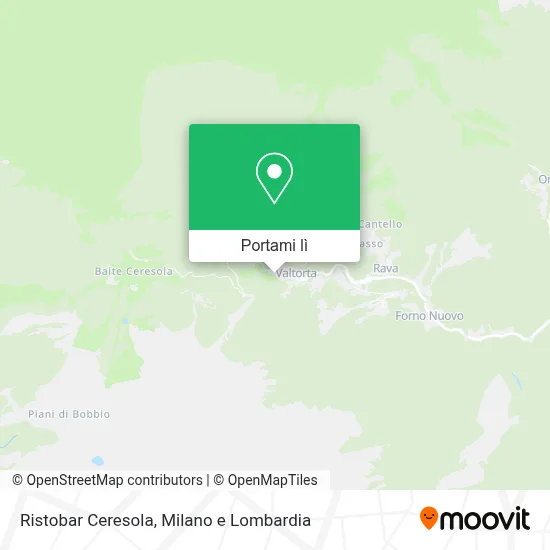 Mappa Ristobar Ceresola