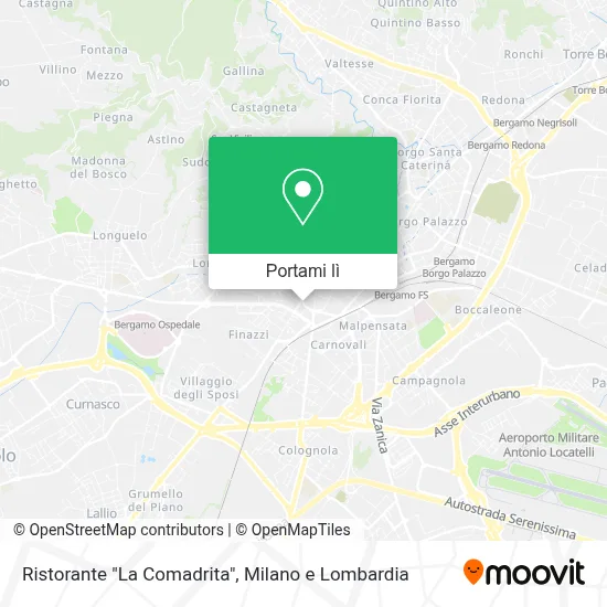 Mappa Ristorante "La Comadrita"