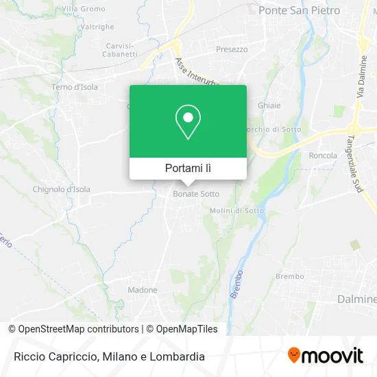 Mappa Riccio Capriccio
