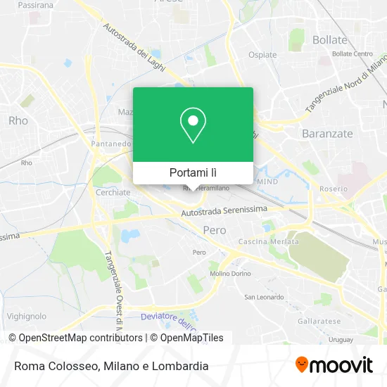 Mappa Roma Colosseo