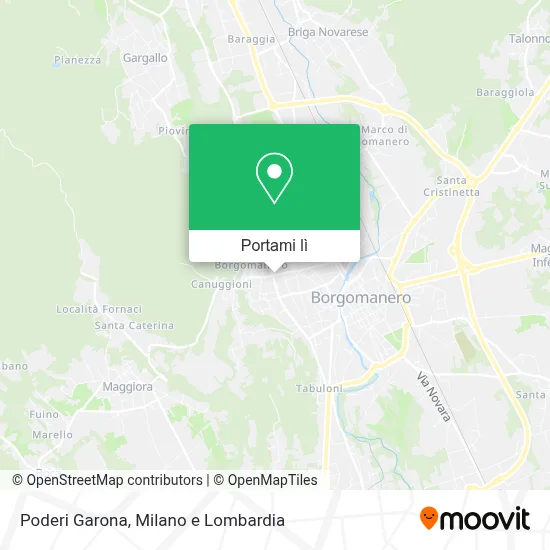 Mappa Poderi Garona