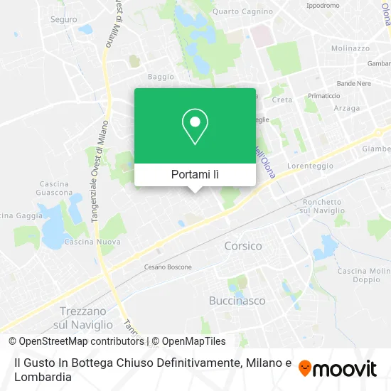 Mappa Il Gusto In Bottega Chiuso Definitivamente