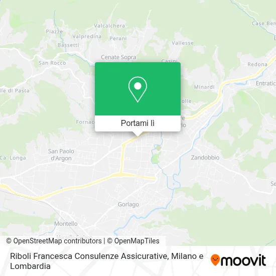 Mappa Riboli Francesca Consulenze Assicurative