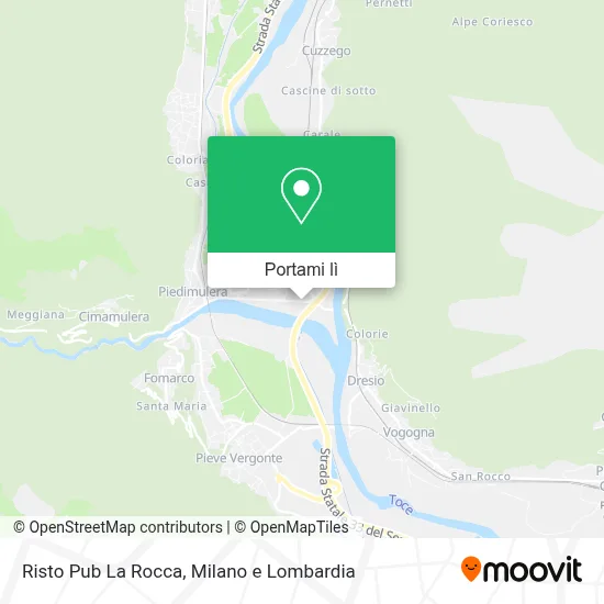 Mappa Risto Pub La Rocca