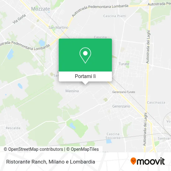 Mappa Ristorante Ranch