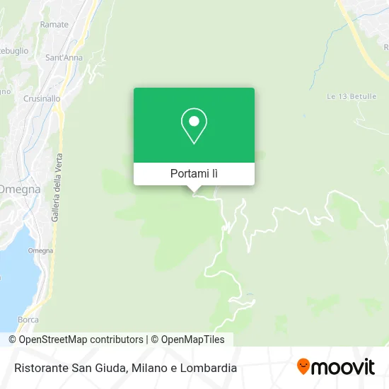 Mappa Ristorante San Giuda