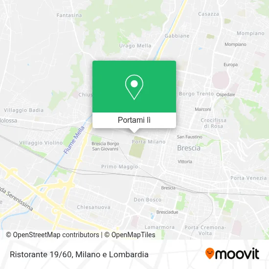 Mappa Ristorante 19/60