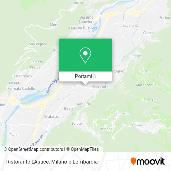 Mappa Ristorante L'Astice