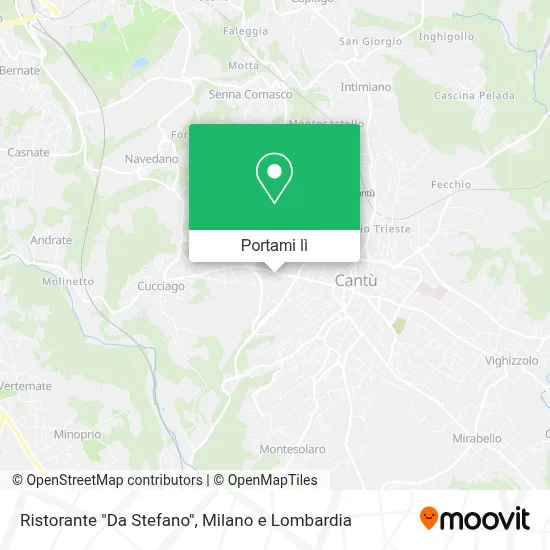 Mappa Ristorante "Da Stefano"