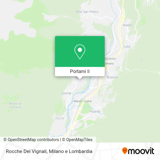 Mappa Rocche Dei Vignali