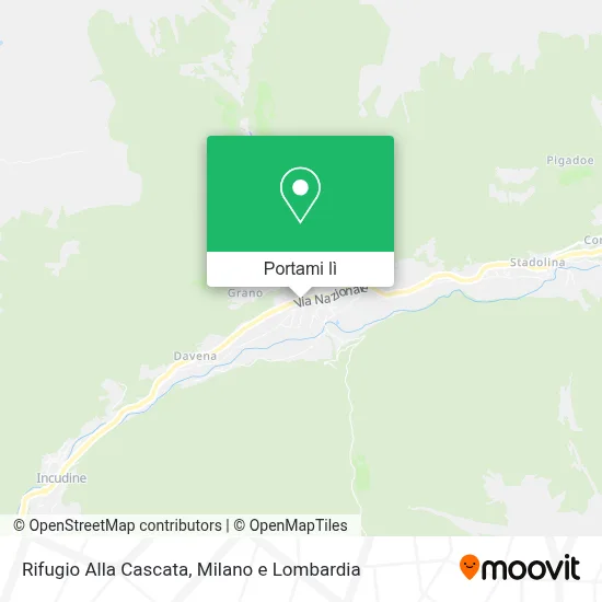 Mappa Rifugio Alla Cascata