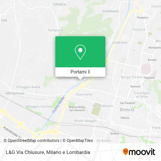 Mappa L&G Via Chiusure