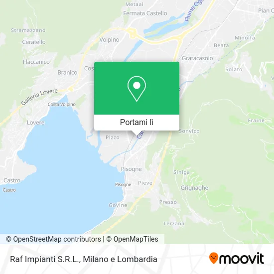 Mappa Raf Impianti S.R.L.