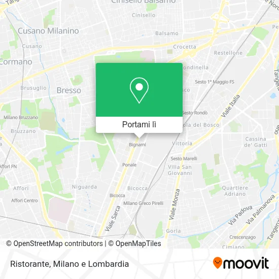 Mappa Ristorante