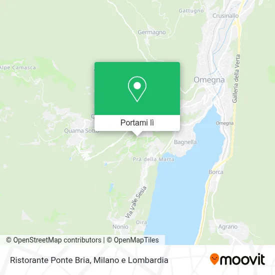 Mappa Ristorante Ponte Bria