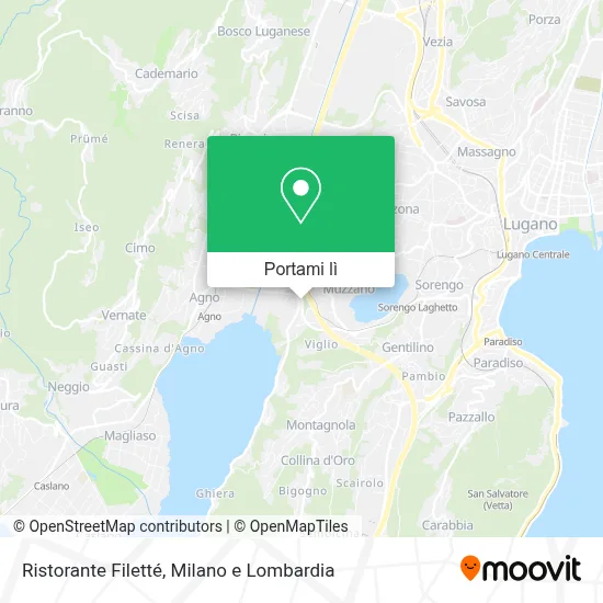 Mappa Ristorante Filetté