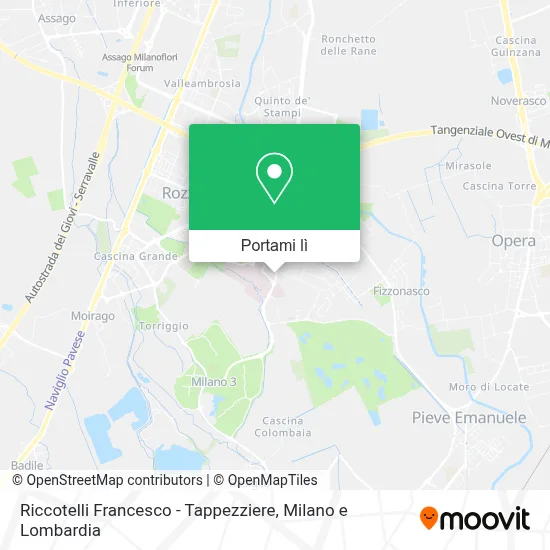 Mappa Riccotelli Francesco - Tappezziere