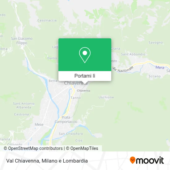 Mappa Val Chiavenna