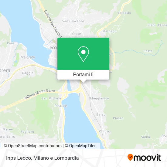 Mappa Inps Lecco