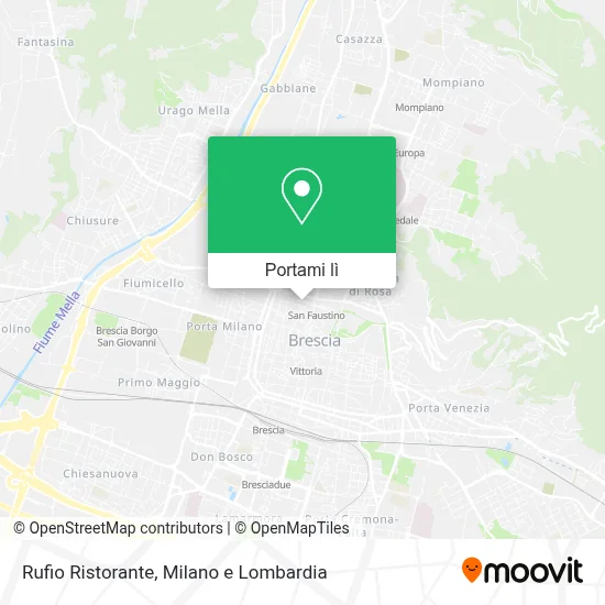 Mappa Rufio Ristorante