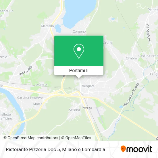 Mappa Ristorante Pizzeria Doc 5