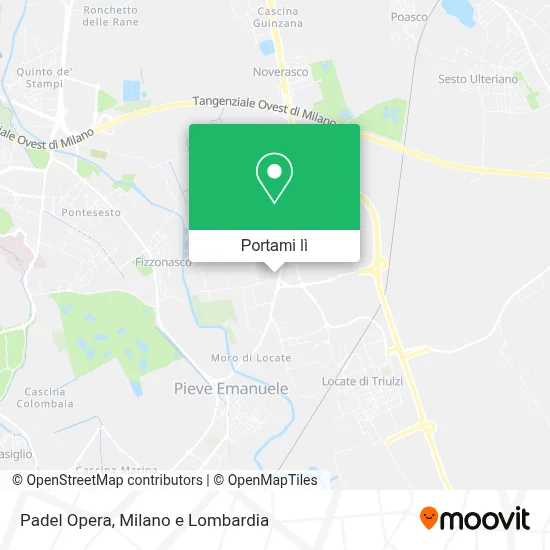 Mappa Padel Opera