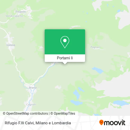 Mappa Rifugio F.lli Calvi