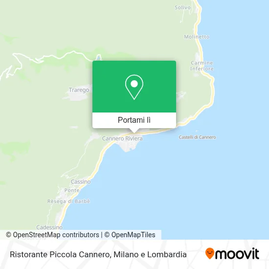 Mappa Ristorante Piccola Cannero