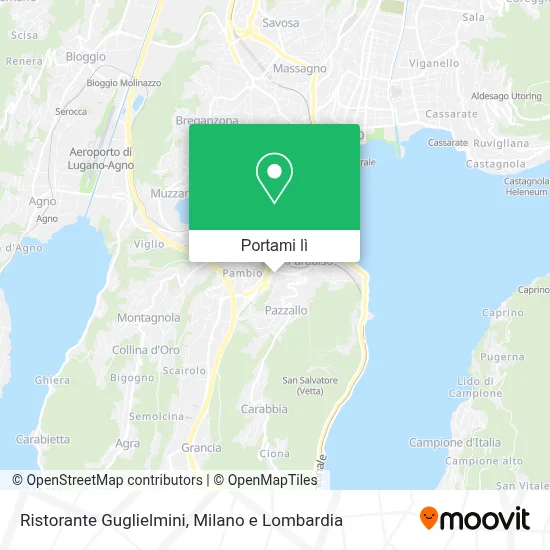 Mappa Ristorante Guglielmini