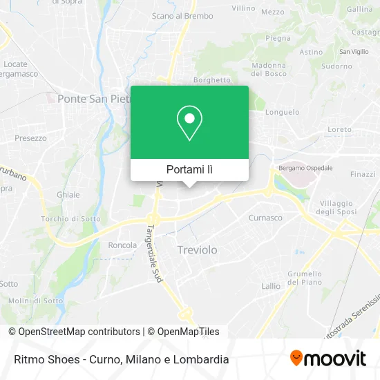 Mappa Ritmo Shoes - Curno