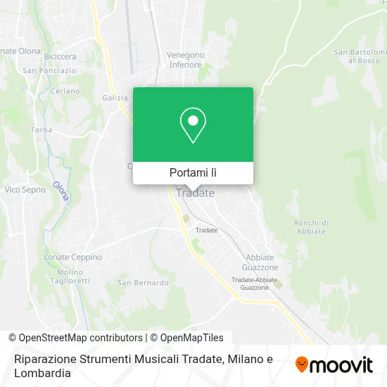 Mappa Riparazione Strumenti Musicali Tradate