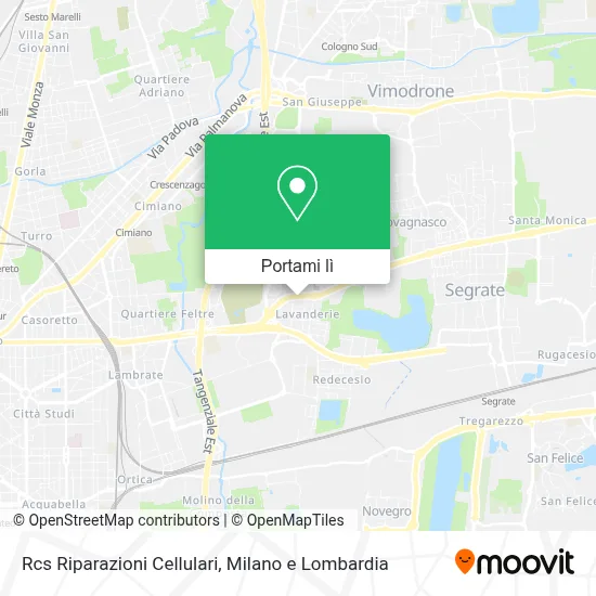 Mappa Rcs Riparazioni Cellulari