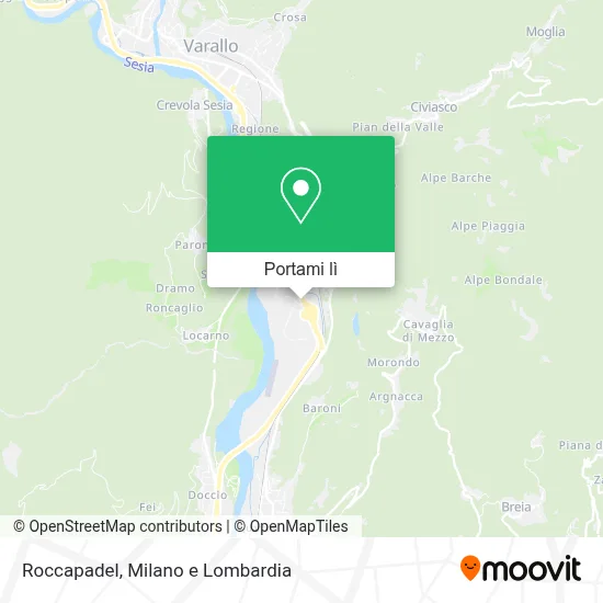 Mappa Roccapadel