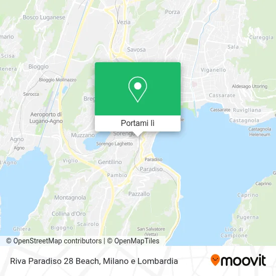 Mappa Riva Paradiso 28 Beach