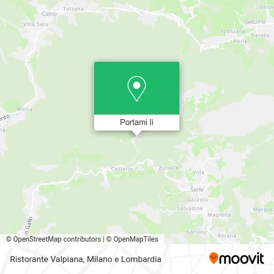 Mappa Ristorante Valpiana