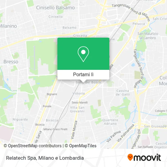 Mappa Relatech Spa