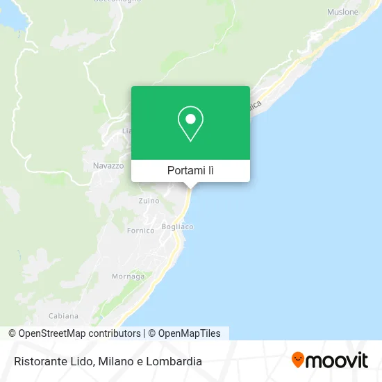 Mappa Ristorante Lido