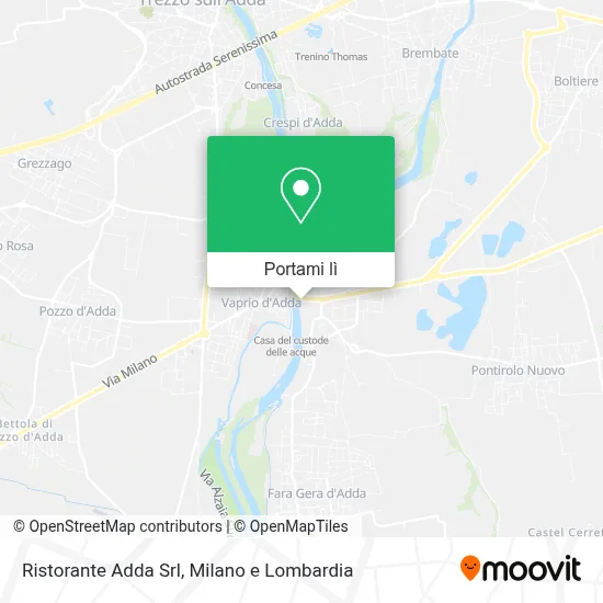 Mappa Ristorante Adda Srl
