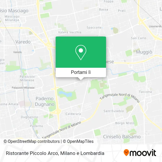 Mappa Ristorante Piccolo Arco