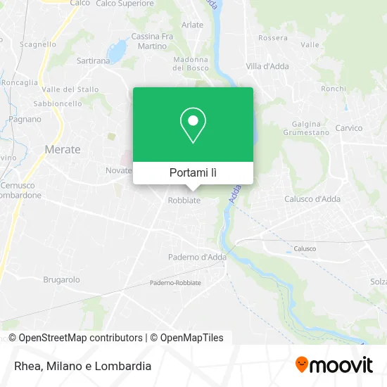 Mappa Rhea