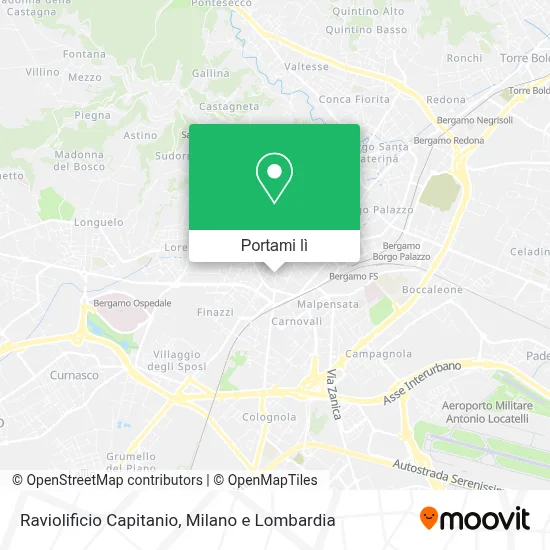 Mappa Raviolificio Capitanio