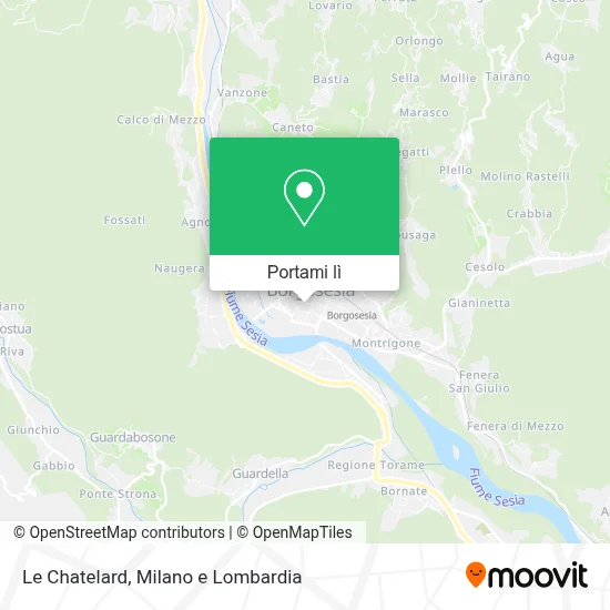 Mappa Le Chatelard
